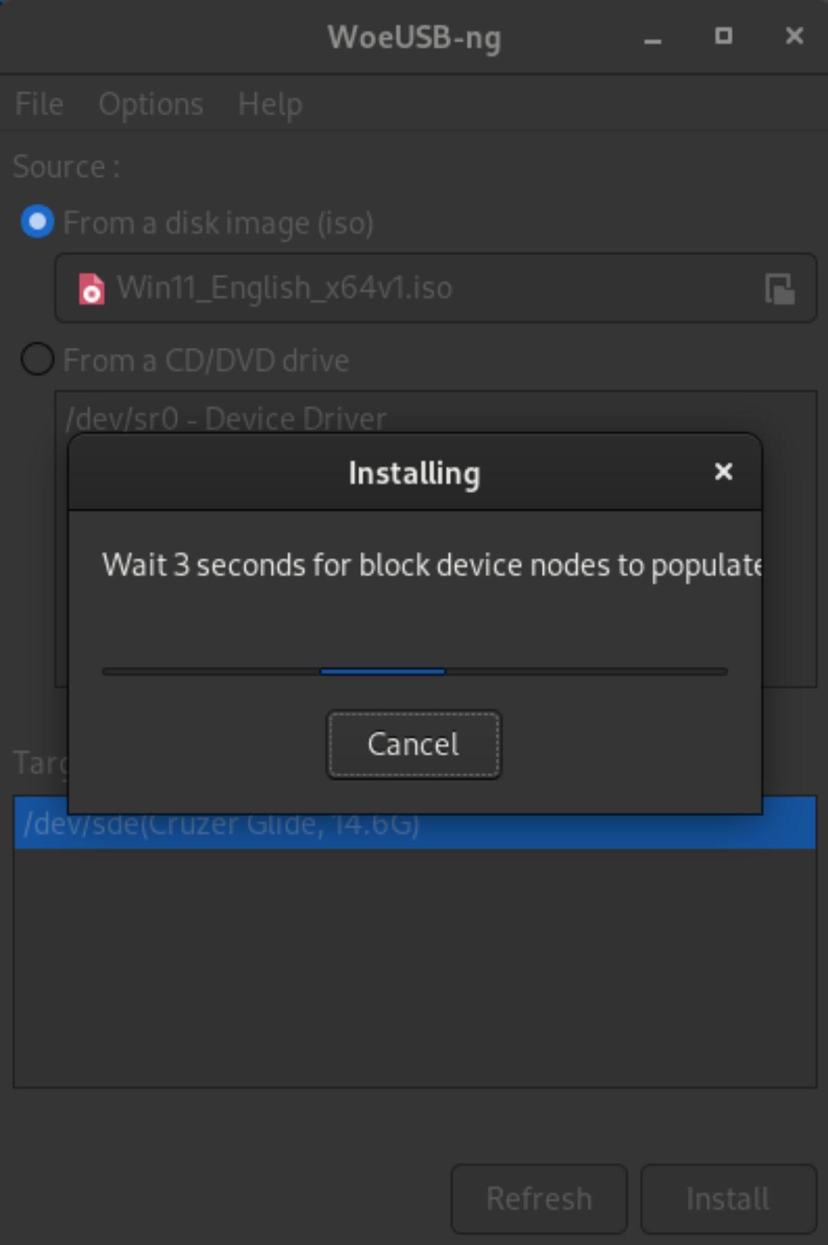 Linux 上で起動可能な Windows 11 USB を作成する方法