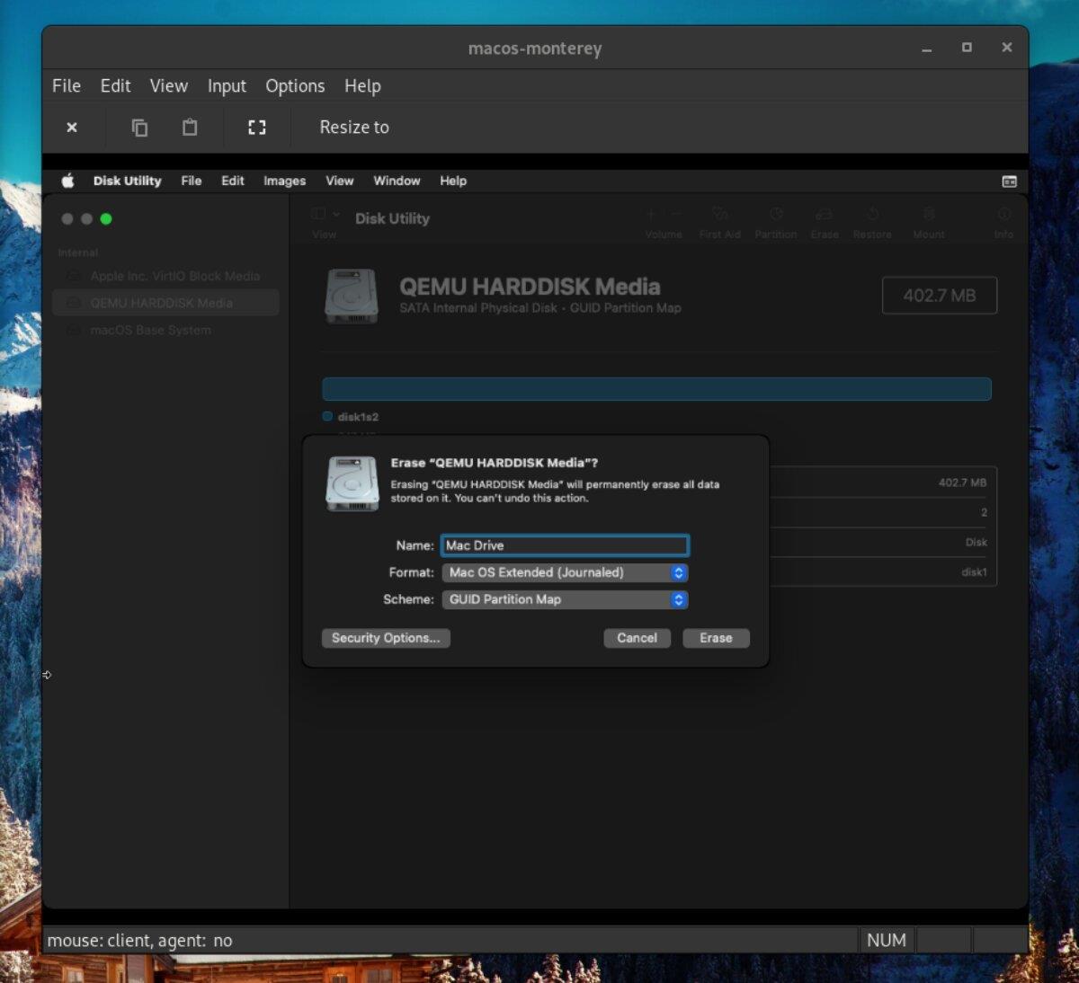 Hoe Mac OS Monterey op Ubuntu te draaien