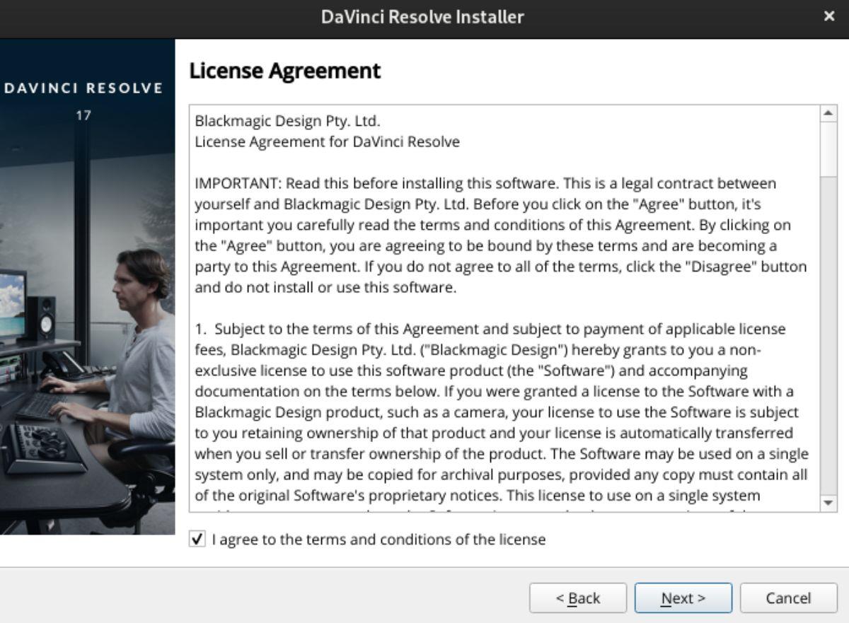 Hoe DaVinci Resolve 17 op Linux te installeren Hoe DaVinci Resolve 17 op Linux te installeren