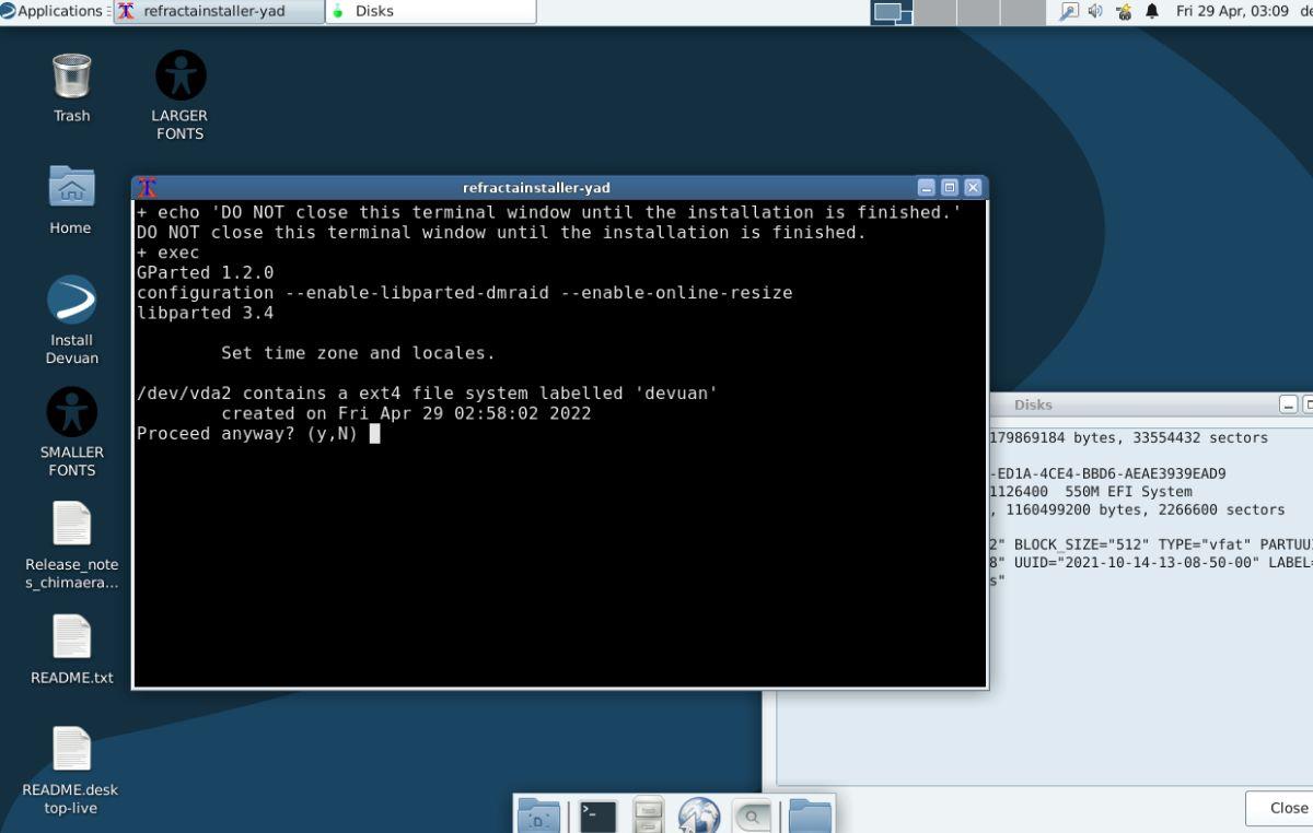Bagaimana untuk memasang Devuan Linux Bagaimana untuk memasang Devuan Linux