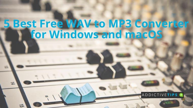 Windows および macOS 用の最高の無料 WAV MP3 コンバーター 5