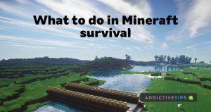 Que faire dans Minecraft Survival: faites bouger les choses sans ressources