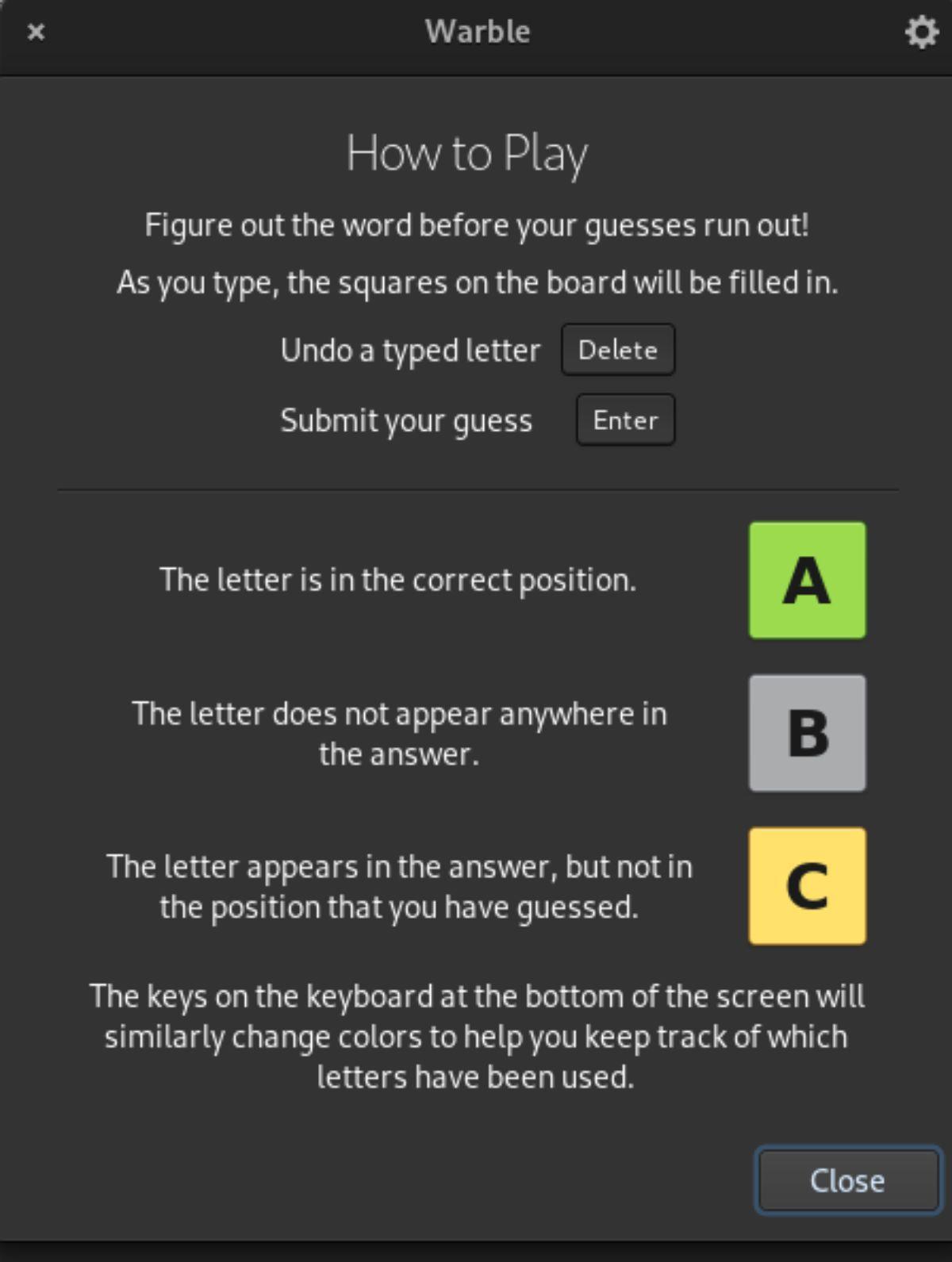 Hoe Wordle op de Linux-desktop te spelen