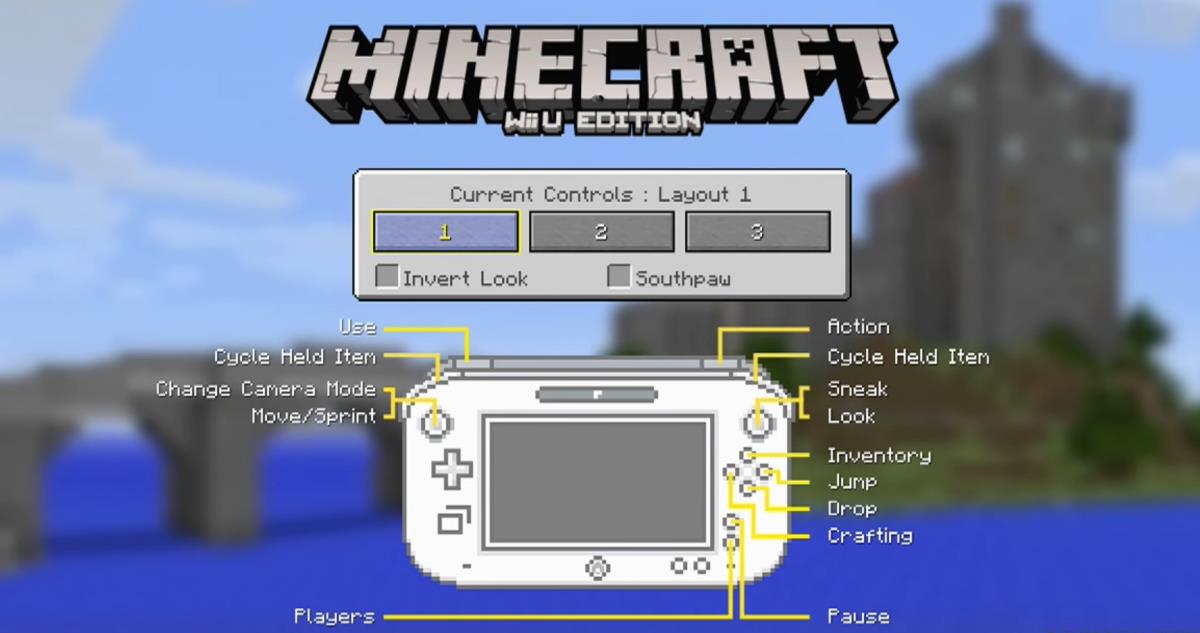 ما هي الميزات التي تمتلكها Minecraft على إصدار Wii U؟