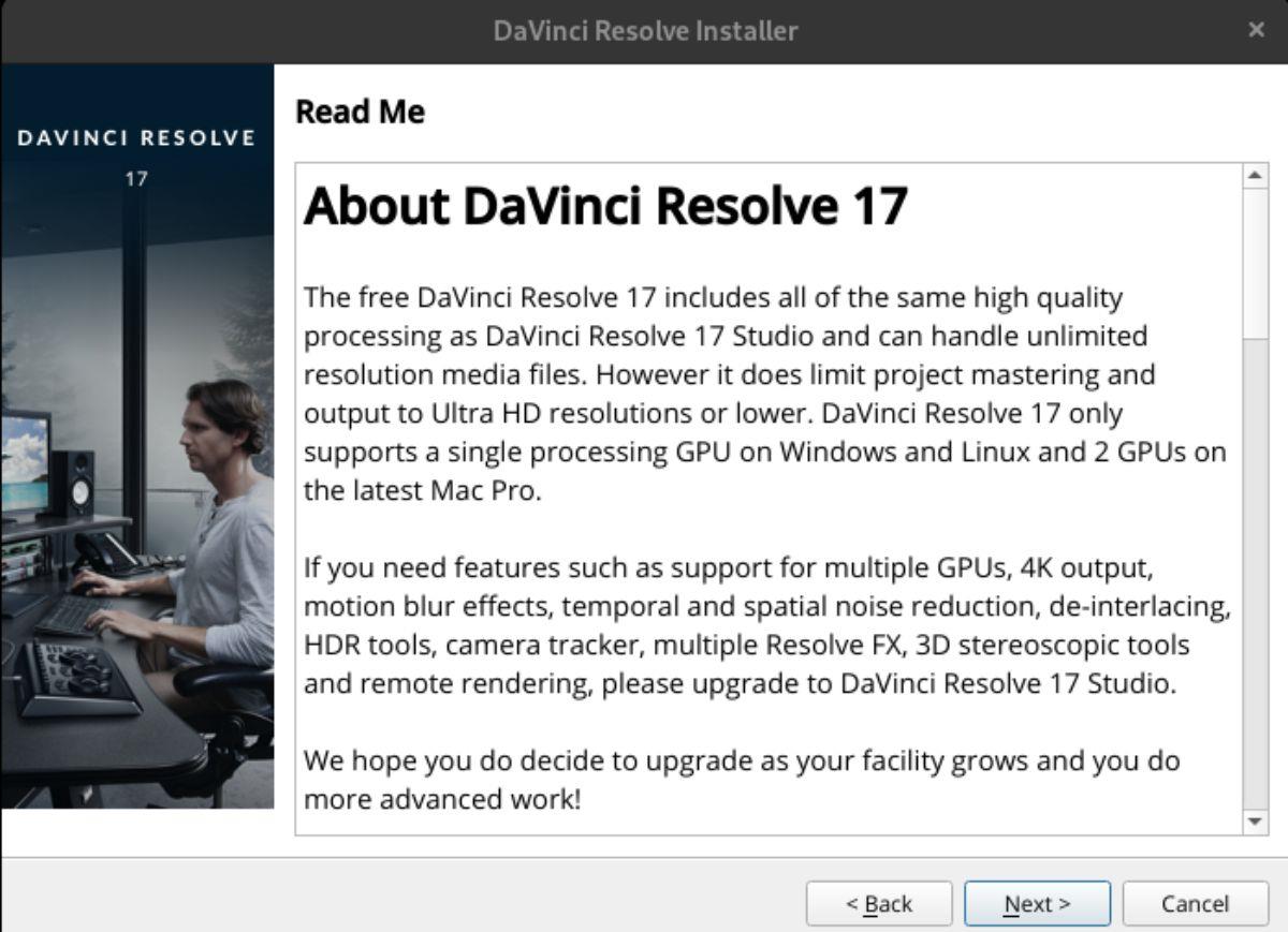 Hoe DaVinci Resolve 17 op Linux te installeren Hoe DaVinci Resolve 17 op Linux te installeren