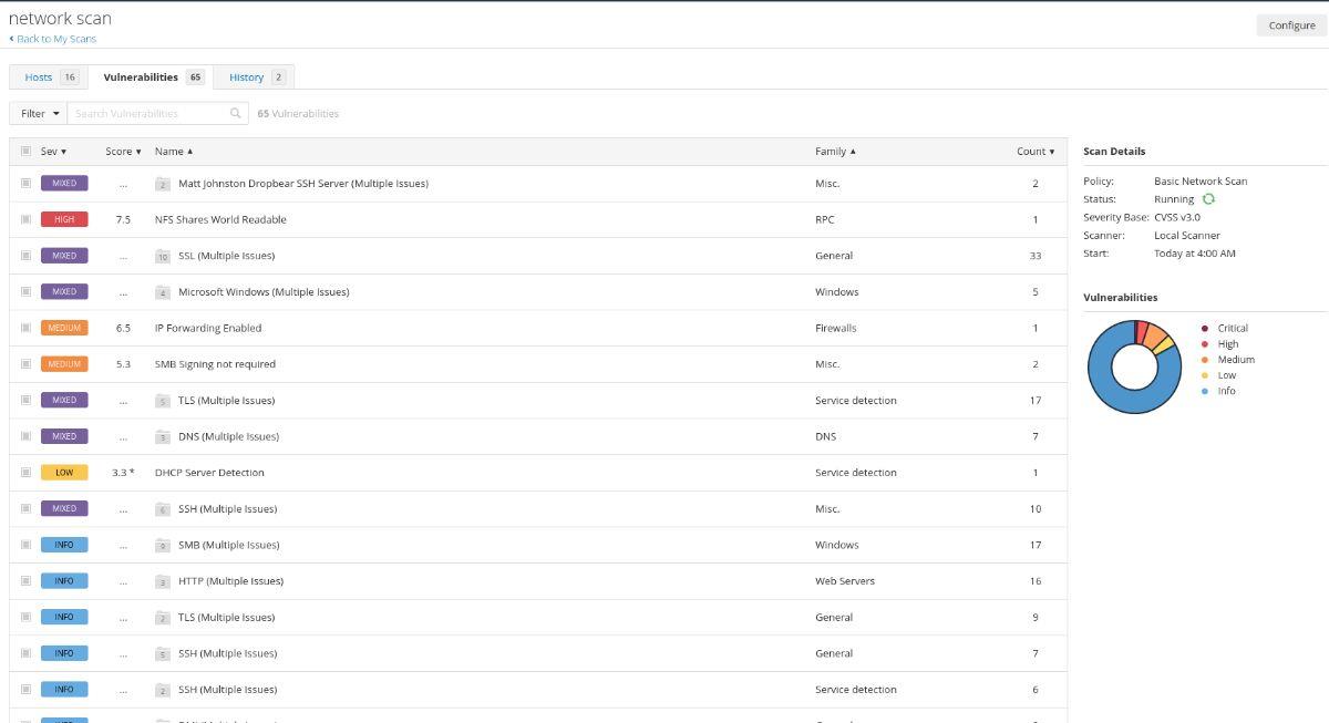 Scan op kwetsbaarheden op Linux met Nessus Scan op kwetsbaarheden op Linux met Nessus