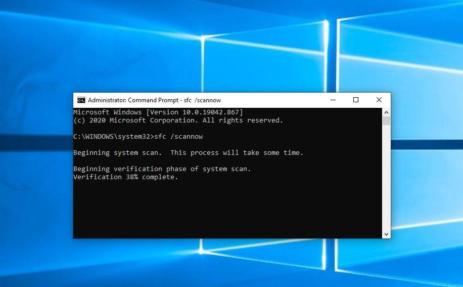 Windows10でsfc / scannow（システムファイルチェッカー）を実行する方法