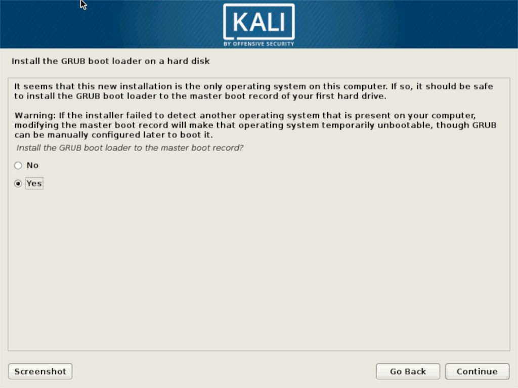 Come installare lultima Kali Linux