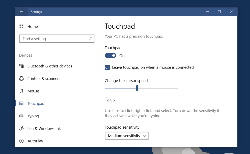 Touchpad uitschakelen wanneer een muis is aangesloten in Windows 10
