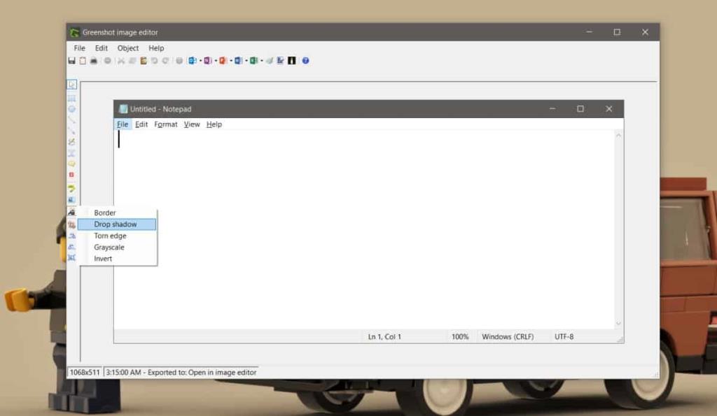 Come acquisire uno screenshot con shadow su Windows 10