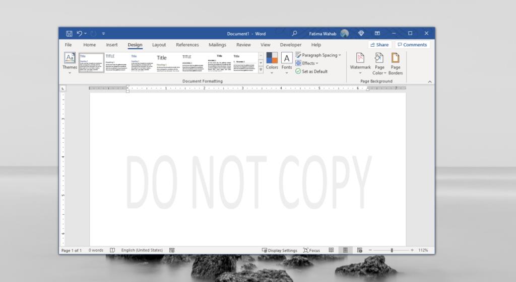 Cara menghilangkan watermark di Microsoft Word