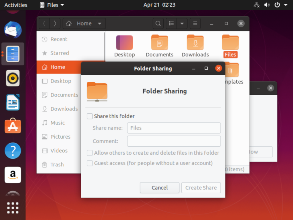 Jak udostępniać foldery z komputera Ubuntu w sieci?