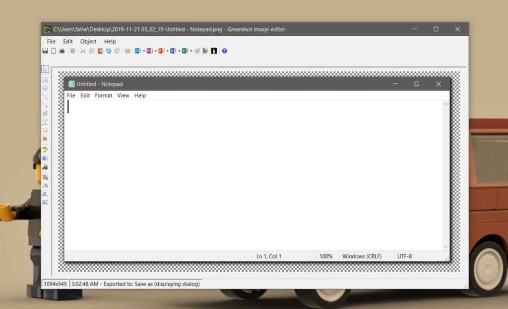 Come acquisire uno screenshot con shadow su Windows 10