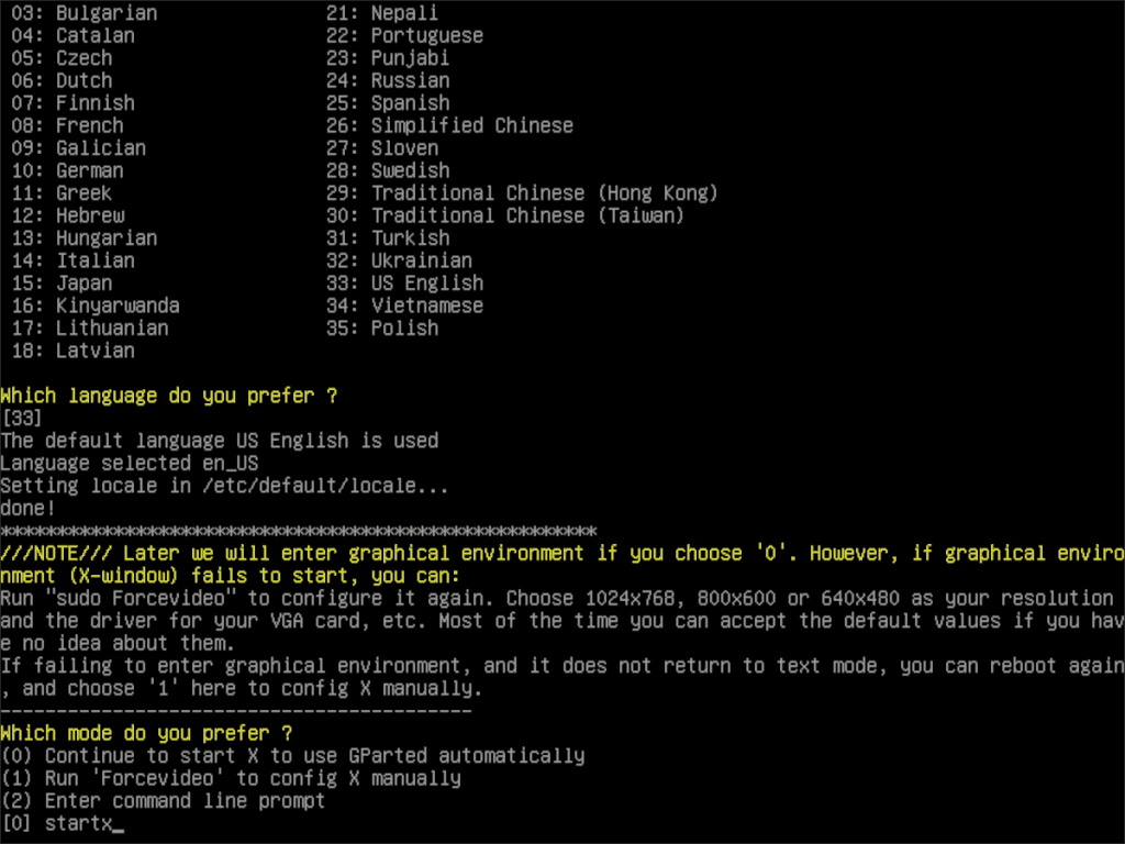 Cum se clonează un hard disk Linux cu Gparted