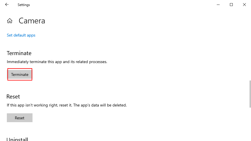 Jak naprawić błąd 0xa00f4244 NoCamerasAreAttached w systemie Windows 10?