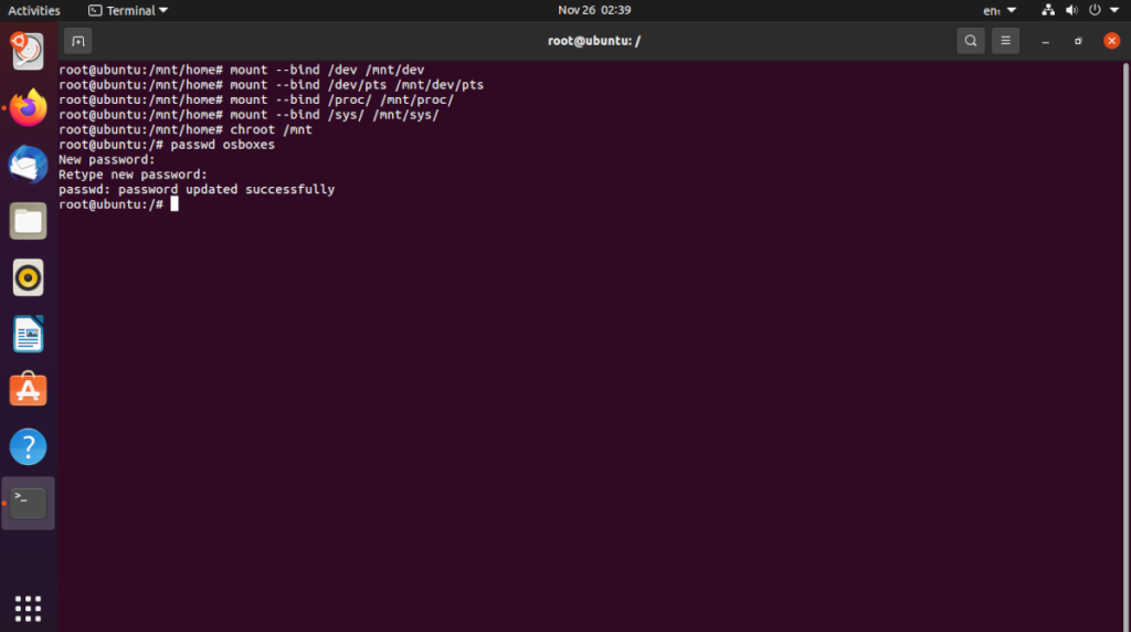 Cómo restablecer su contraseña de Linux con Ubuntu Live Disk Cómo restablecer su contraseña de Linux con Ubuntu Live Disk