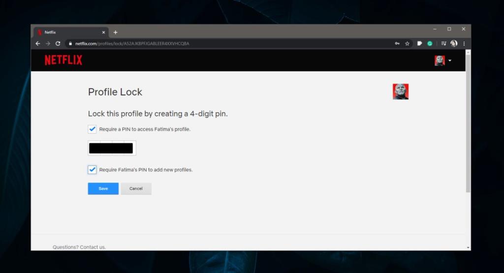 Cara menambahkan PIN ke profil Netflix