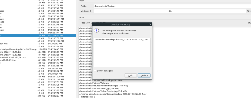 KBackup으로 Linux 백업을 만드는 방법