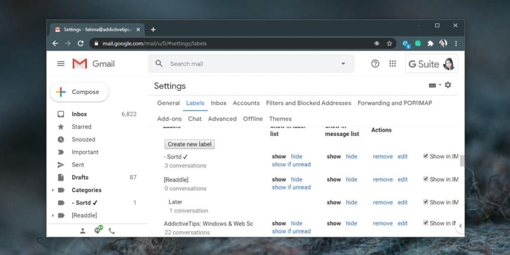Cara membuat folder di Gmail untuk menyortir pesan Cara membuat folder di Gmail untuk menyortir pesan
