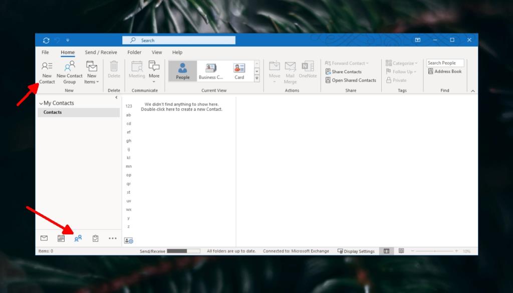 Cara menambahkan kontak ke Outlook
