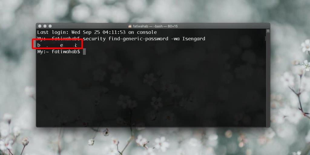 Cara melihat kata sandi WiFi di macOS