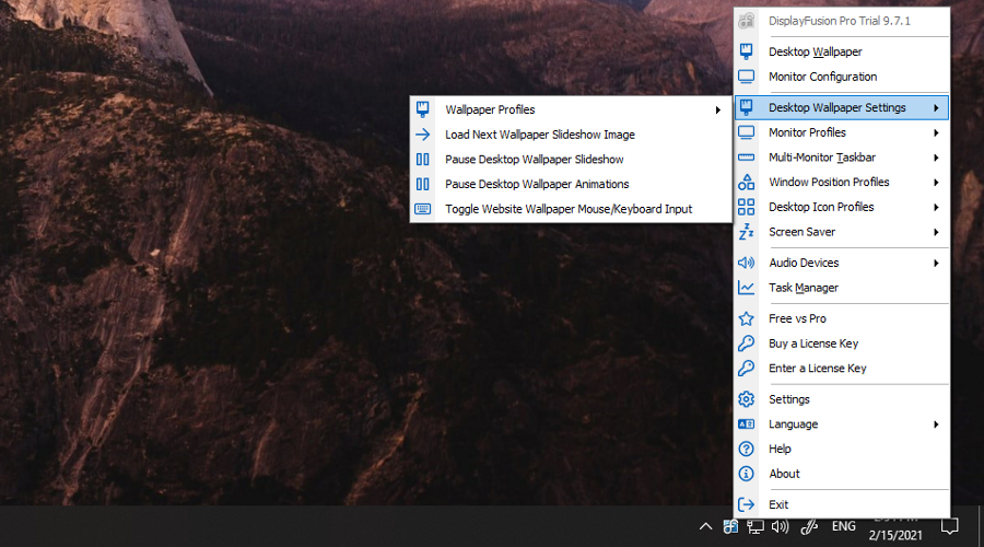 DisplayFusion：Windows10用のダウンロードとインストール