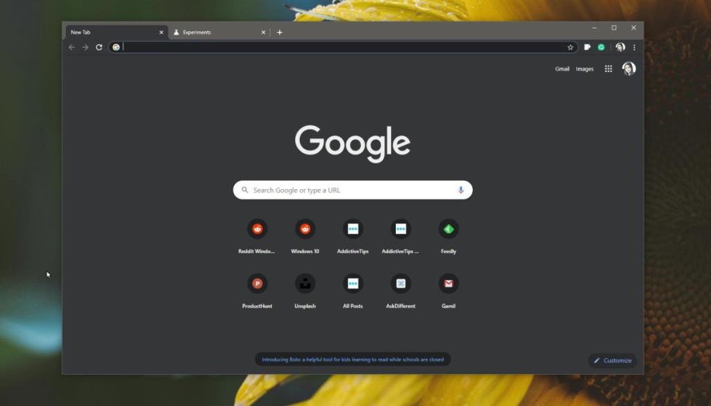 Cara mengabaikan pesan promo di Halaman Tab Baru Chrome