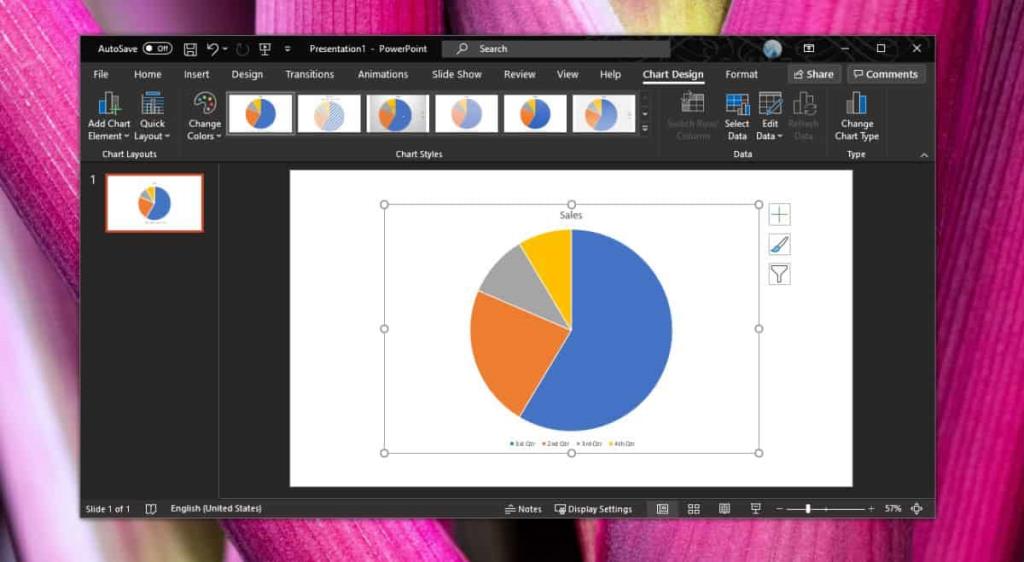 Cara mengatur warna kustom untuk tema bagan di PowerPoint untuk Office 365