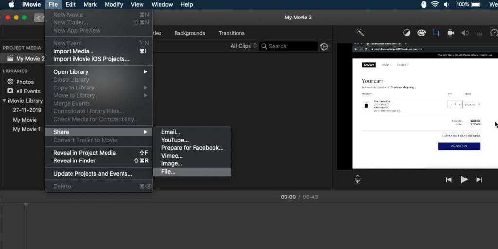 วิธีแปลงไฟล์ MOV เป็น MP4 บน macOS