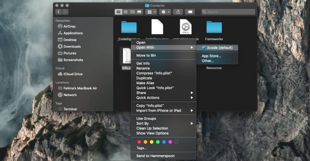 Cara mengedit file Plist di macOS
