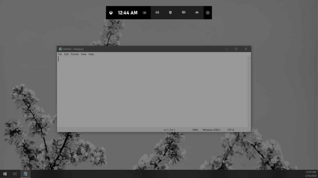 كيفية فتح Game Bar على جهاز العرض الثانوي في Windows 10