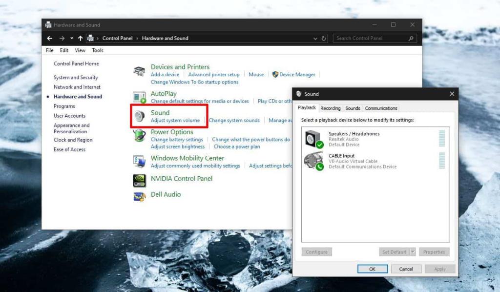 Windows 101903でコントロールパネルのサウンド設定にアクセスする方法