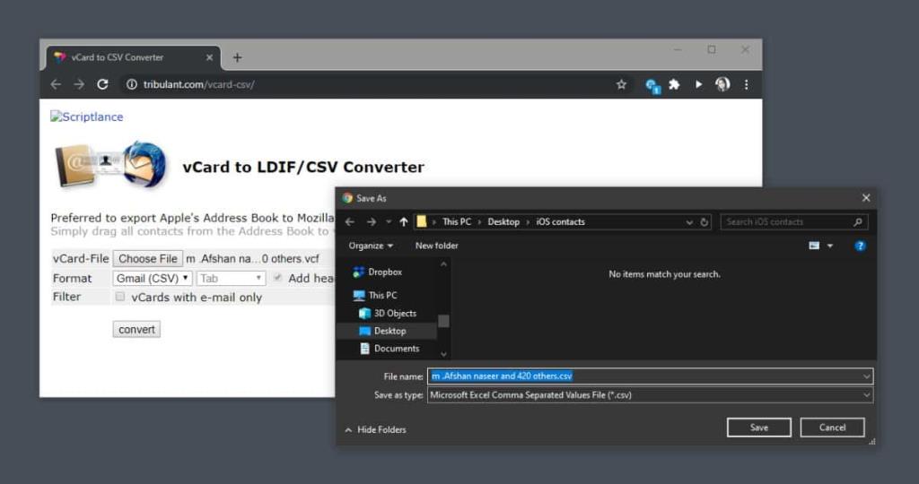 Bagaimana mengkonversi kontak VCF ke file CSV Bagaimana mengkonversi kontak VCF ke file CSV