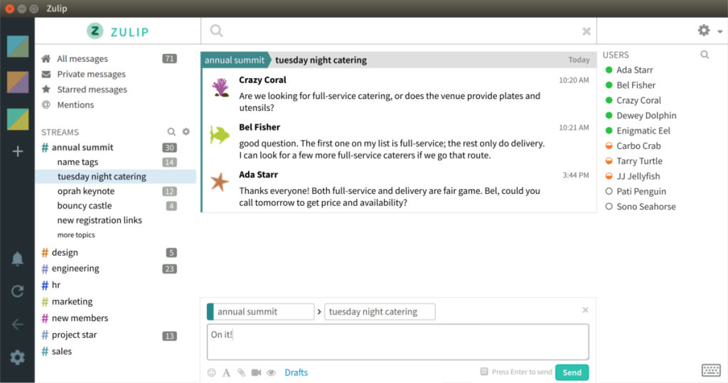 Cara menginstal Zulip di Linux Cara menginstal Zulip di Linux