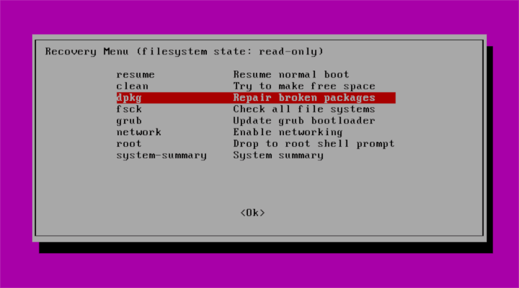 Como usar o modo de recuperação no Ubuntu