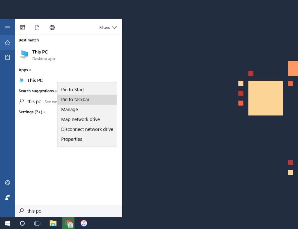 Cómo fijar esta PC a la barra de tareas en Windows 10