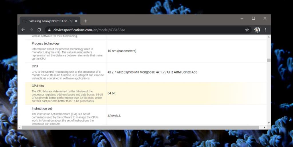 Android 기기가 64비트인지 32비트인지 확인하는 방법