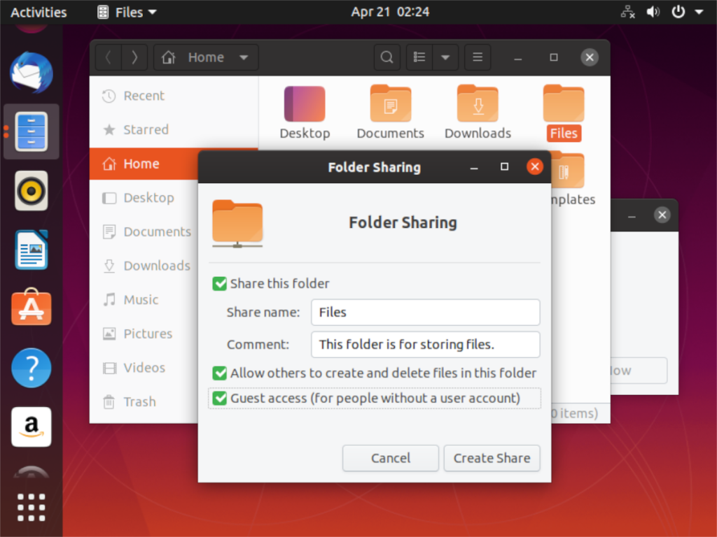 Jak udostępniać foldery z komputera Ubuntu w sieci?