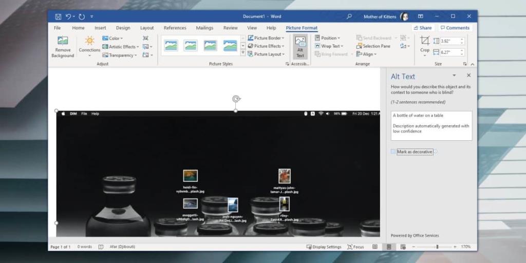 Cara mengubah Teks Alt yang dibuat secara otomatis untuk gambar di Office 365
