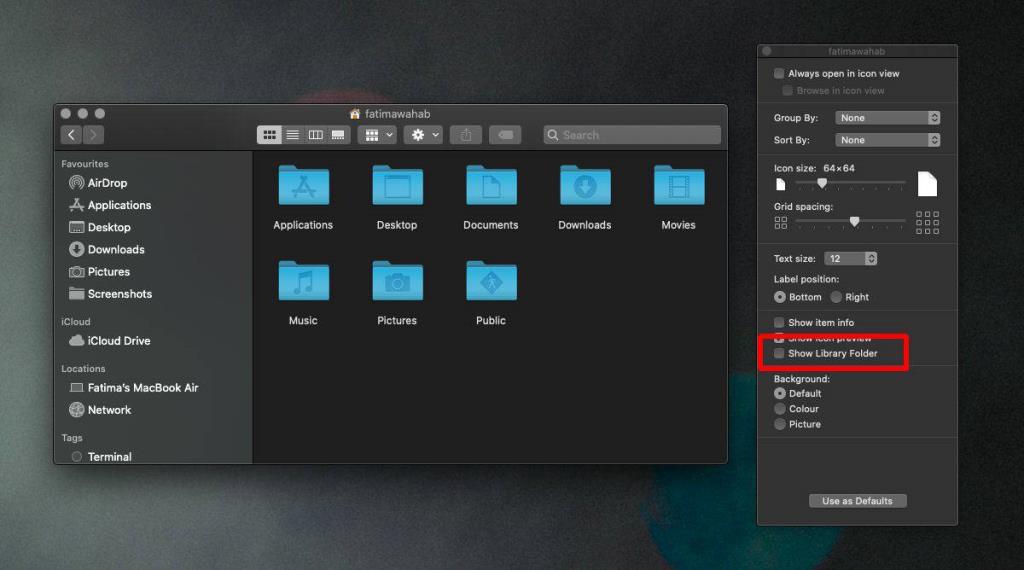 Cara menyembunyikan folder Perpustakaan Pengguna secara permanen di macOS
