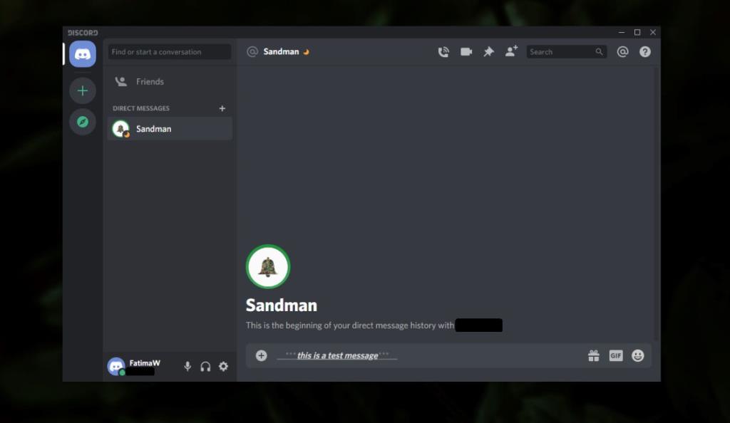 Discord 글꼴 및 텍스트 형식: 취소선, 굵게, 밑줄 및 기울임꼴