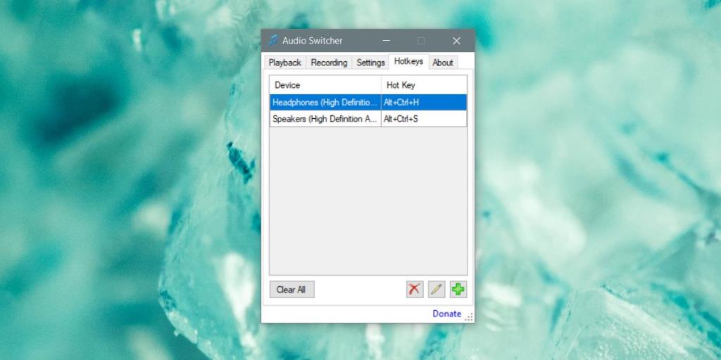 Cómo cambiar de dispositivo de audio con un atajo de teclado en Windows 10