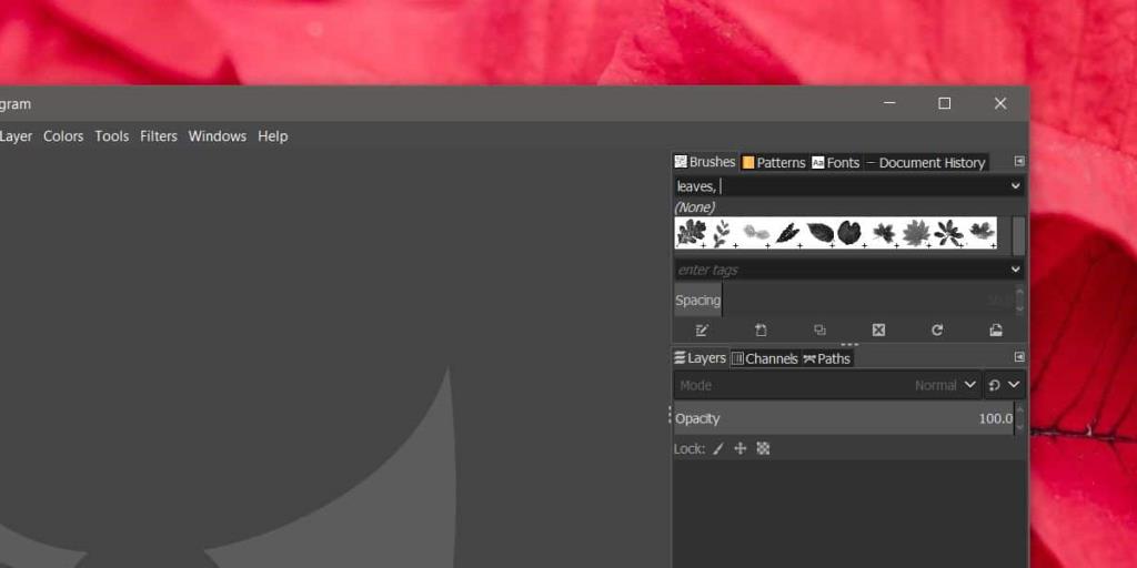 Cómo usar pinceles de Photoshop en GIMP en Windows 10