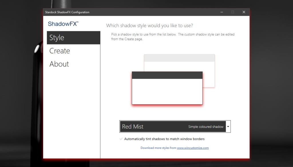 Come personalizzare lombra esterna in Windows 10