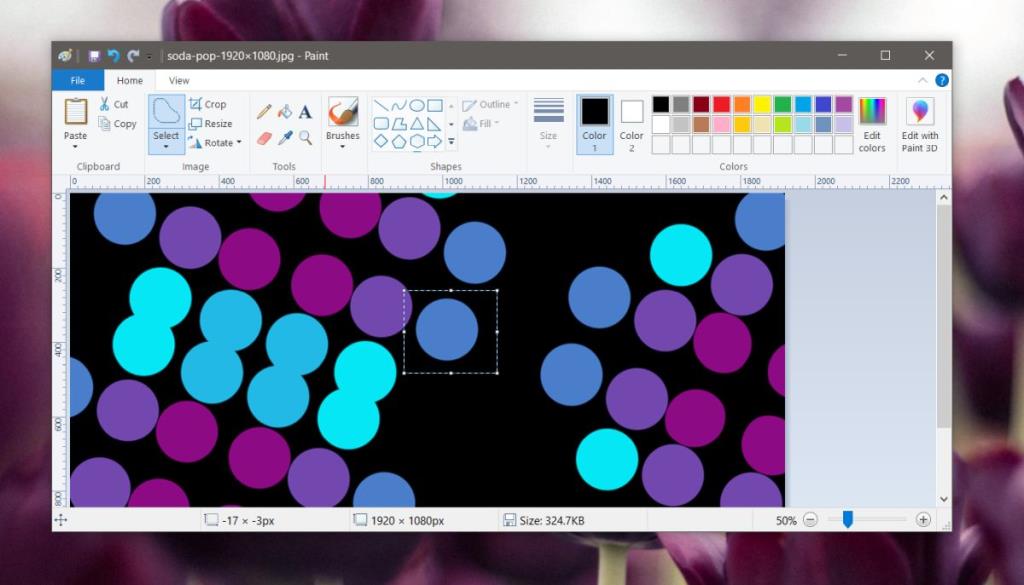วิธีทำให้พื้นหลังโปร่งใสในโปรแกรมระบายสี (Windows 10)