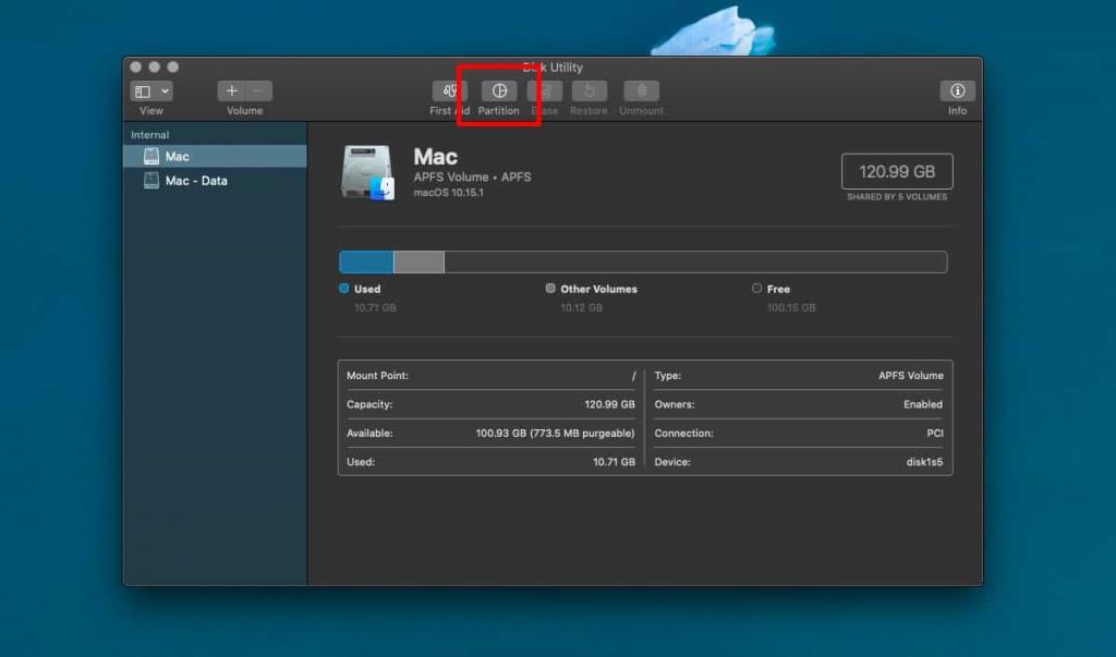 Cara membuat volume APFS dengan kuota penyimpanan di macOS