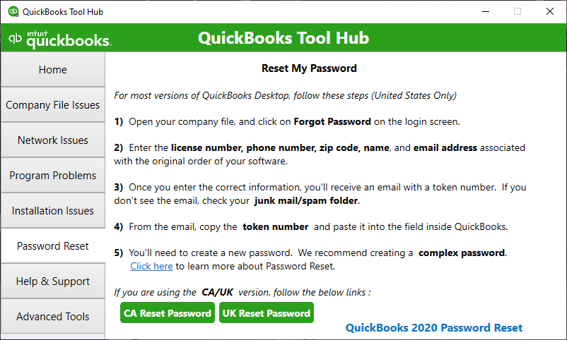 QuickBooks Tool Hub：ダウンロード、インストール、使用方法