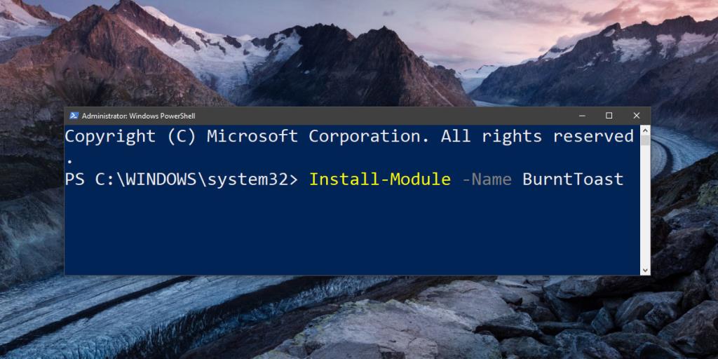 Windows 10에서 사용자 지정 토스트 알림을 표시하는 방법