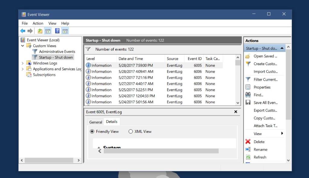 Windowsで起動とシャットダウンの時間を記録する方法