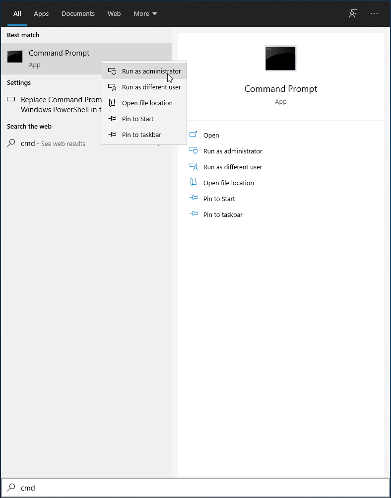 Windows10でsfc / scannow（システムファイルチェッカー）を実行する方法